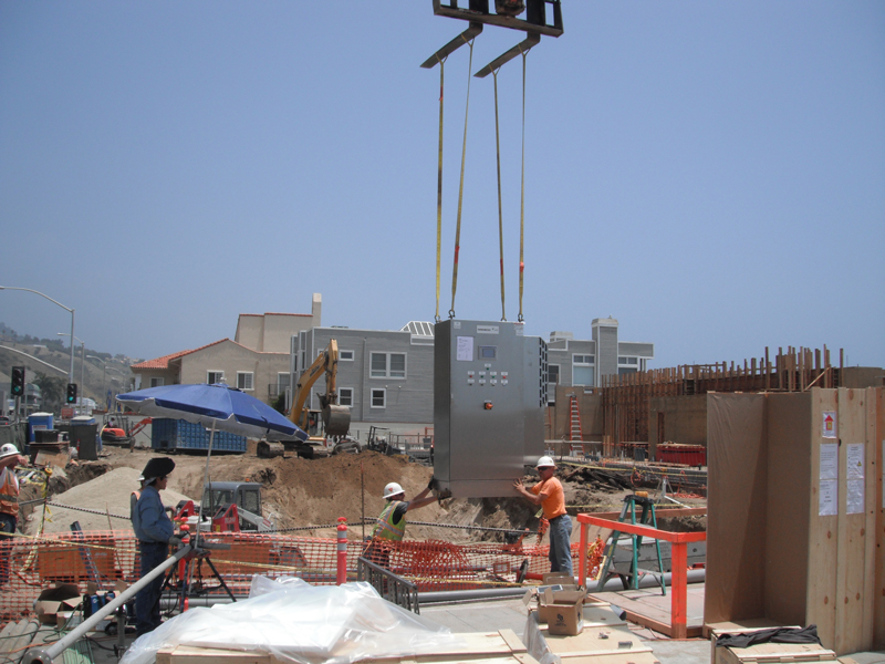 First of its kind dual Membrane Bio Reactors (MBR) installed below grade on California Coast